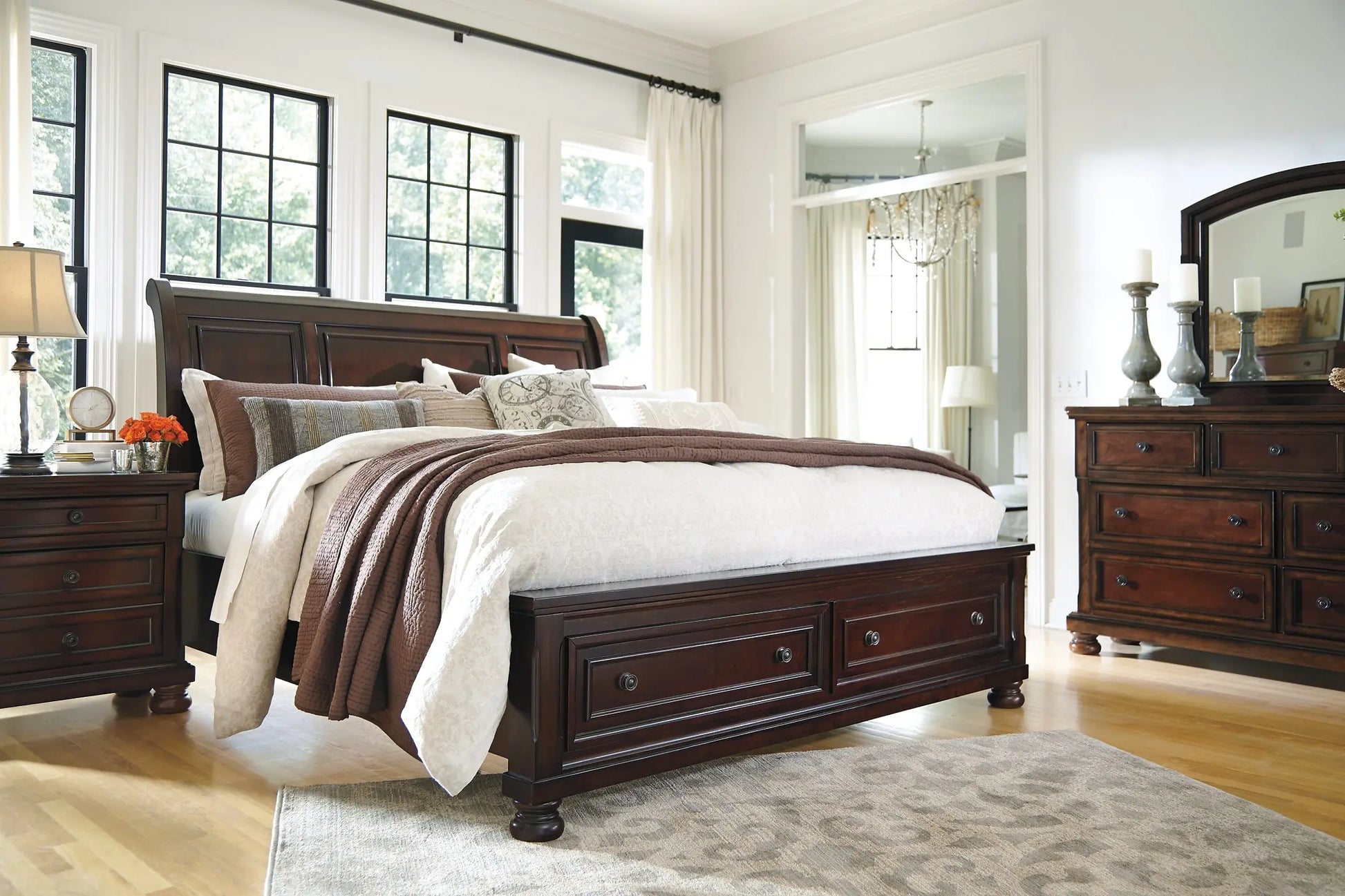 Robbinsdale Sleigh Bed With Storage at Lee Furniture, NC