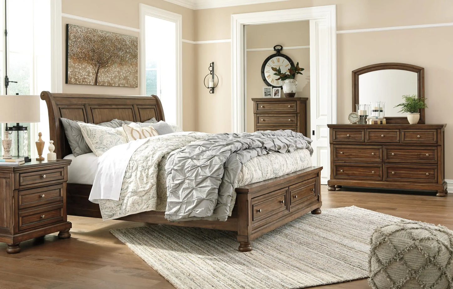 Robbinsdale Sleigh Bed With Storage at Lee Furniture, NC