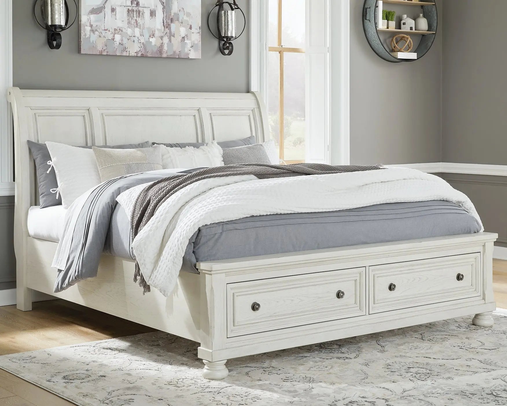 Robbinsdale Sleigh Bed With Storage at Lee Furniture, NC