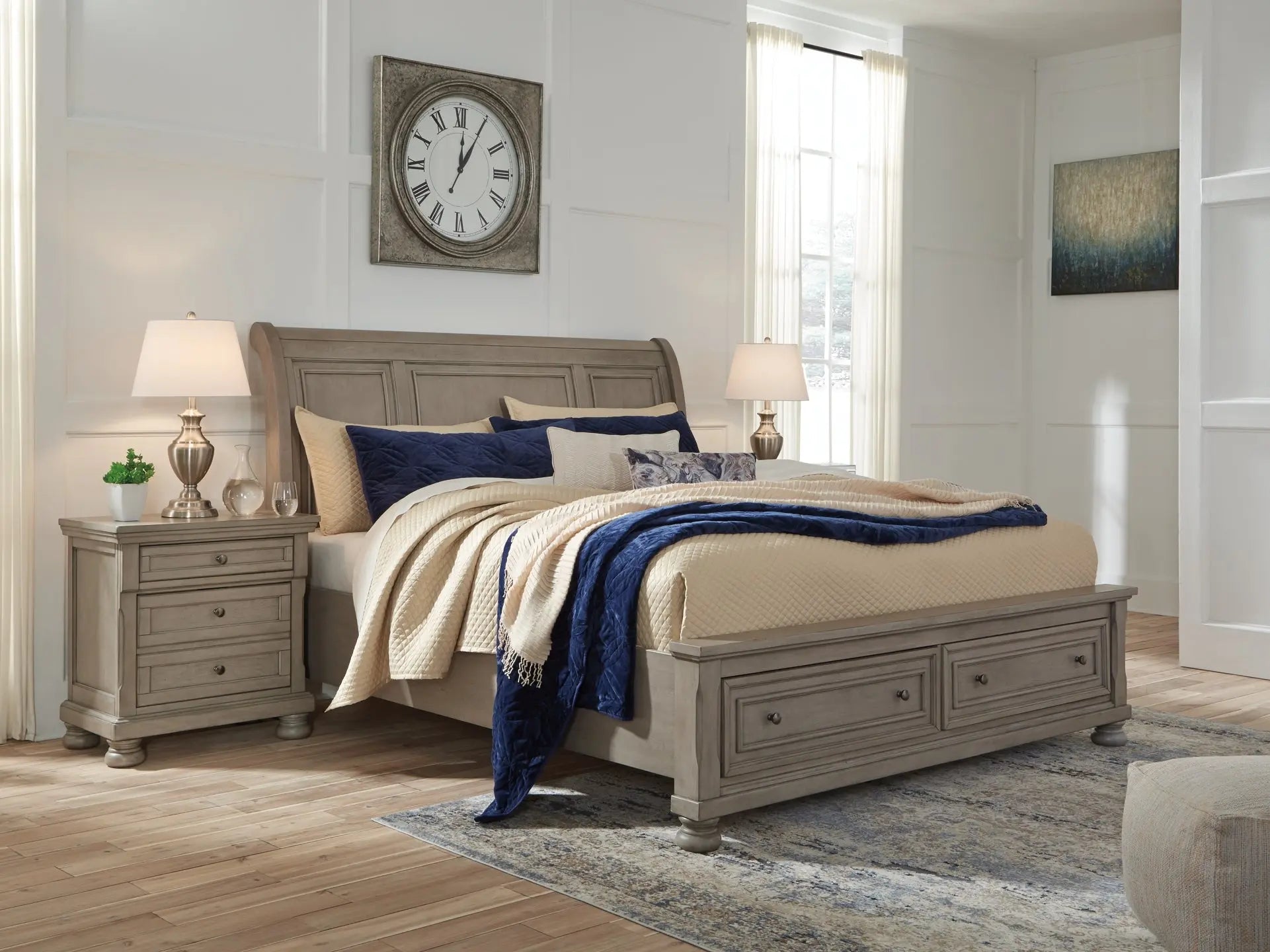 Robbinsdale Sleigh Bed With Storage at Lee Furniture, NC