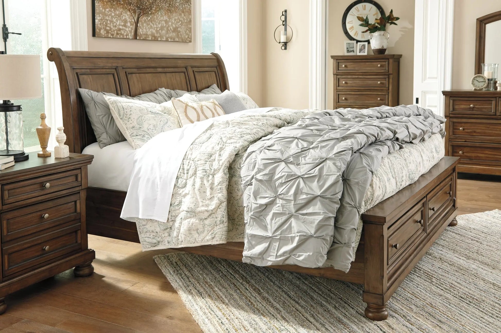 Robbinsdale Sleigh Bed With Storage at Lee Furniture, NC