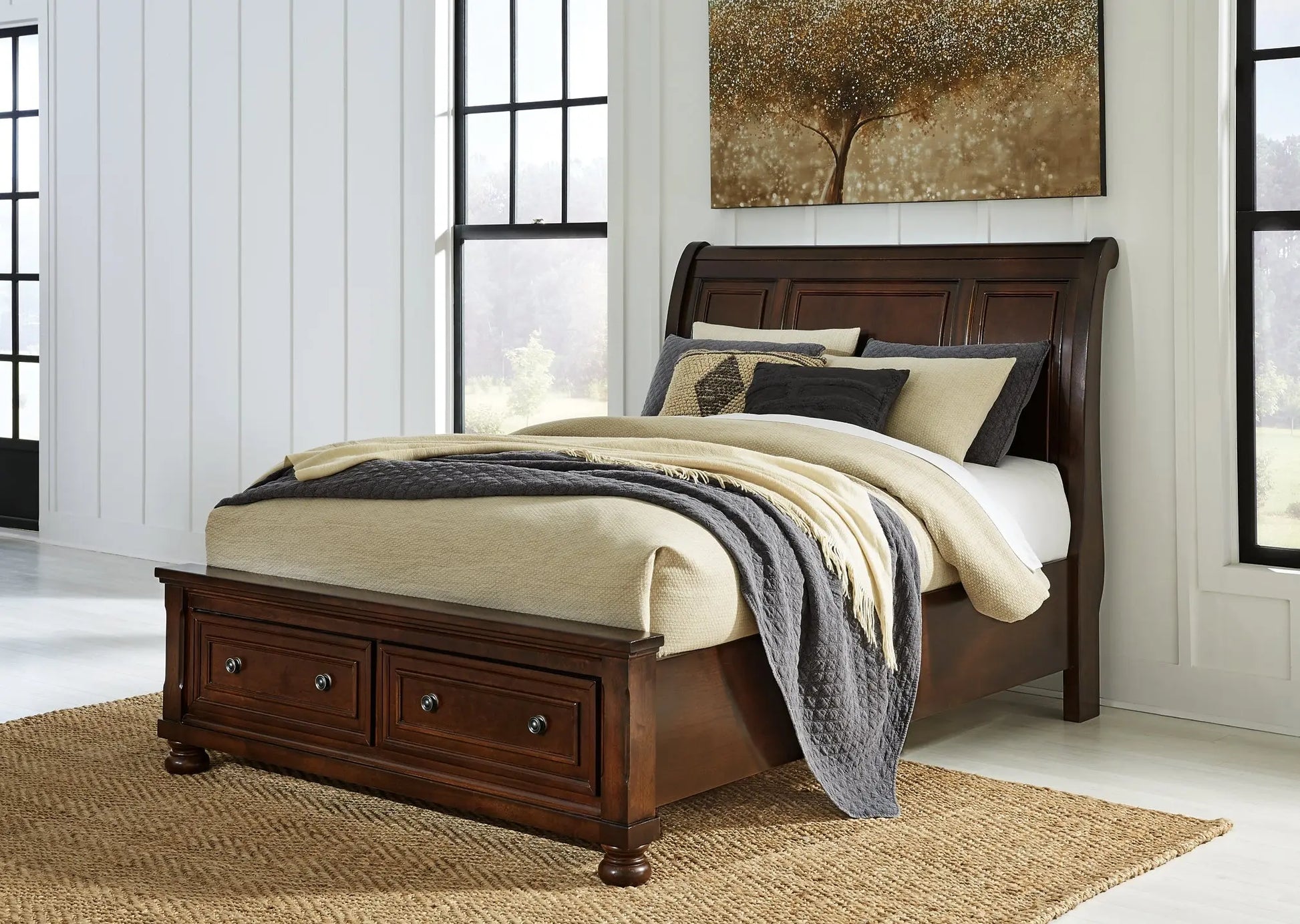 Robbinsdale Sleigh Bed With Storage at Lee Furniture, NC