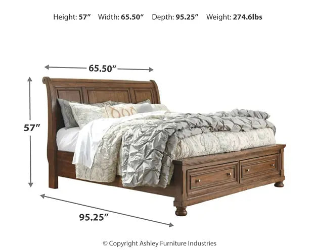 Robbinsdale Sleigh Bed With Storage at Lee Furniture, NC