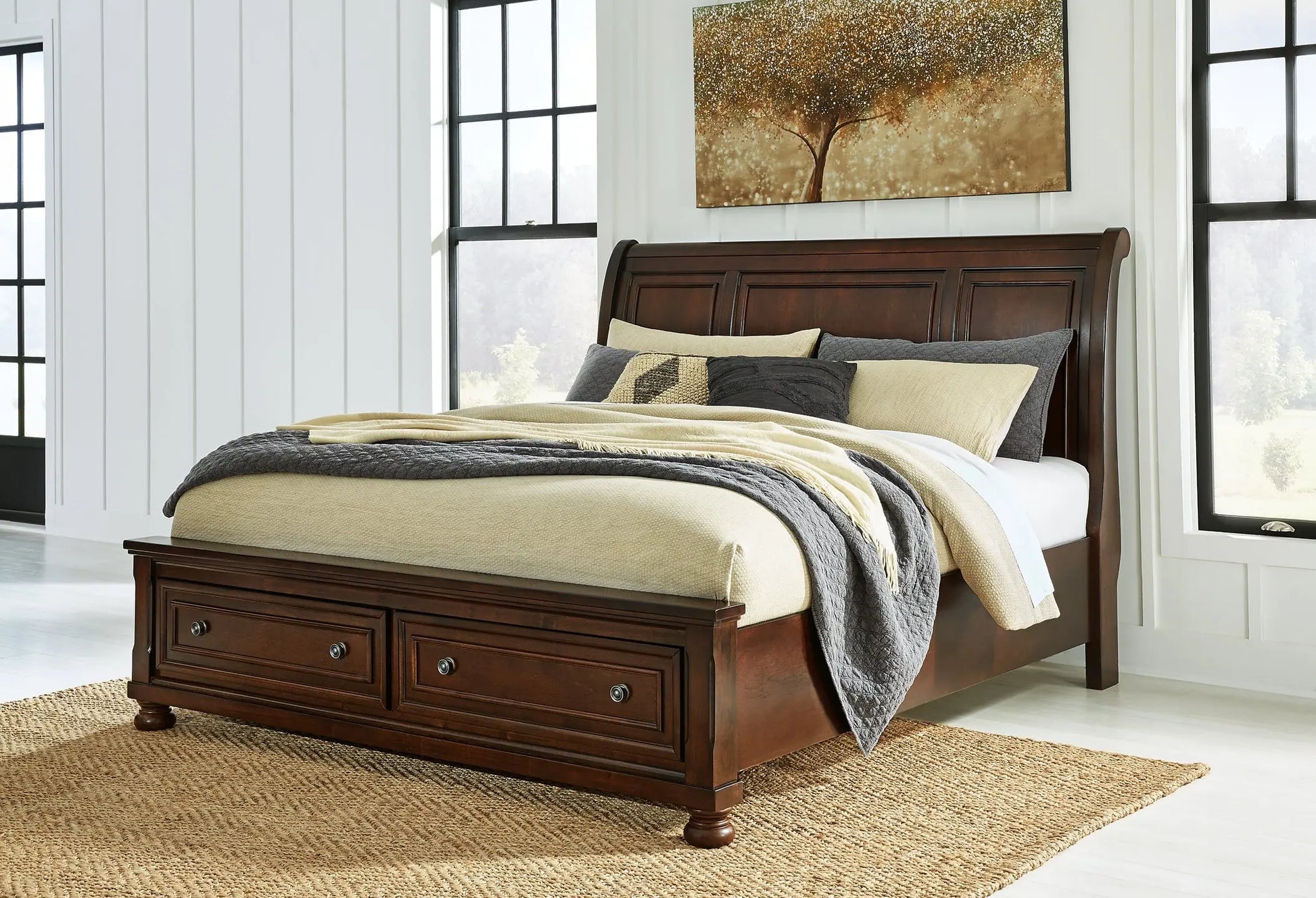 Robbinsdale Sleigh Bed With Storage at Lee Furniture, NC