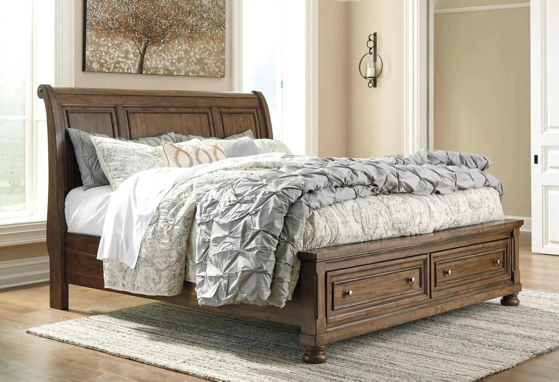 Robbinsdale Sleigh Bed With Storage at Lee Furniture, NC