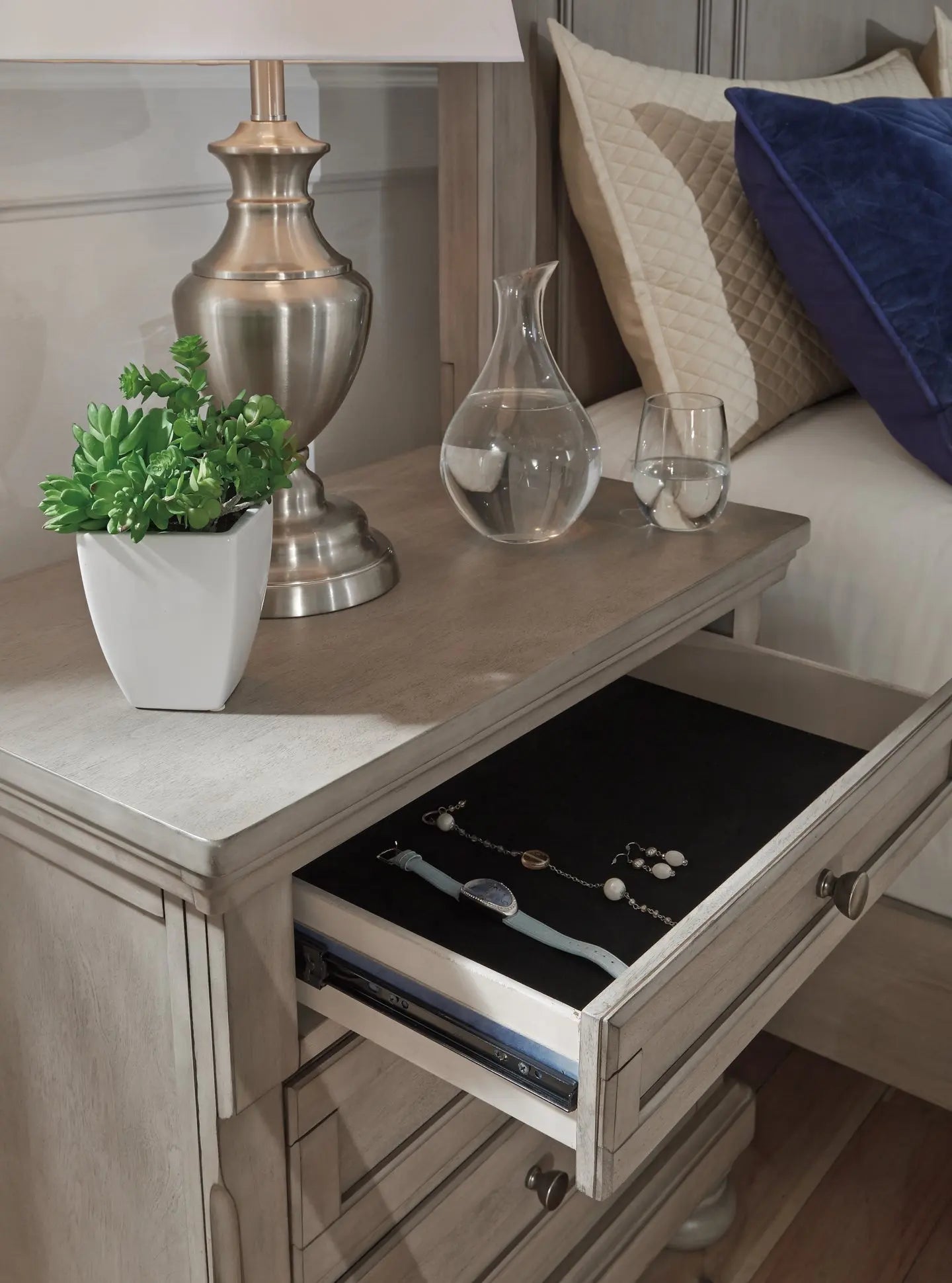 Robbinsdale Two Drawer Night Stand at Lee Furniture, NC