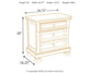 Robbinsdale Two Drawer Night Stand at Lee Furniture, NC