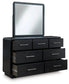 Rowanbeck Dresser and Mirror at Lee Furniture, NC