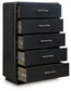 Rowanbeck Five Drawer Chest at Lee Furniture, NC