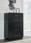 Rowanbeck Five Drawer Chest at Lee Furniture, NC