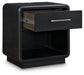 Rowanbeck One Drawer Night Stand at Lee Furniture, NC