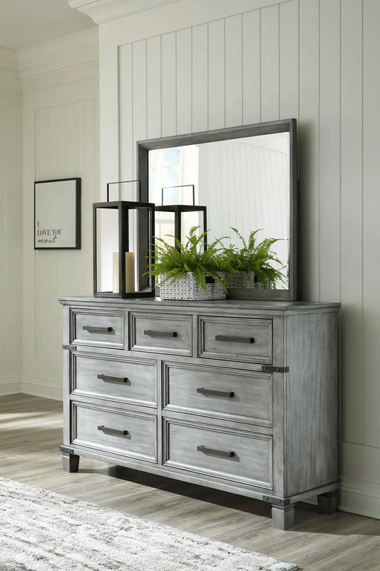 Russelyn Dresser and Mirror at Lee Furniture, NC