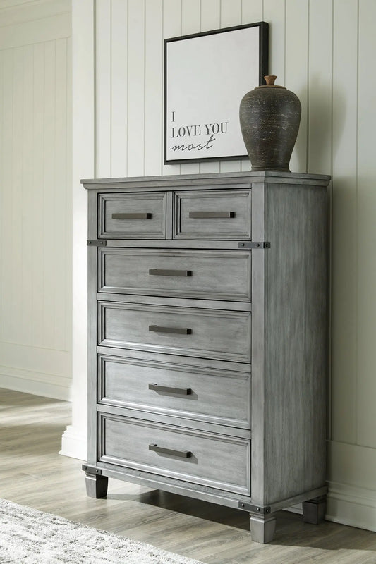 Russelyn Five Drawer Chest at Lee Furniture, NC
