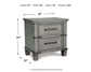 Russelyn Two Drawer Night Stand at Lee Furniture, NC