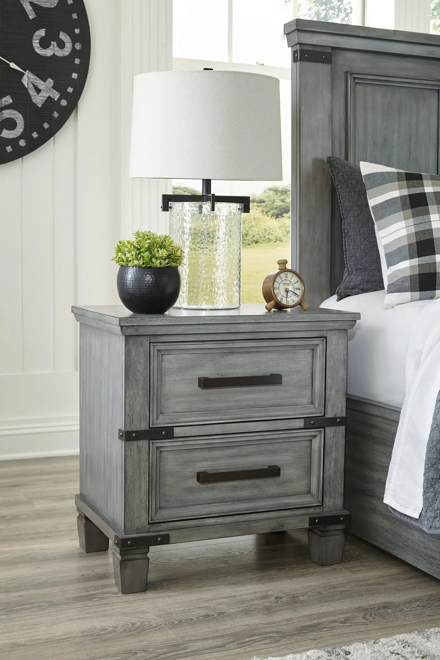 Russelyn Two Drawer Night Stand at Lee Furniture, NC