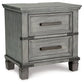 Russelyn Two Drawer Night Stand at Lee Furniture, NC