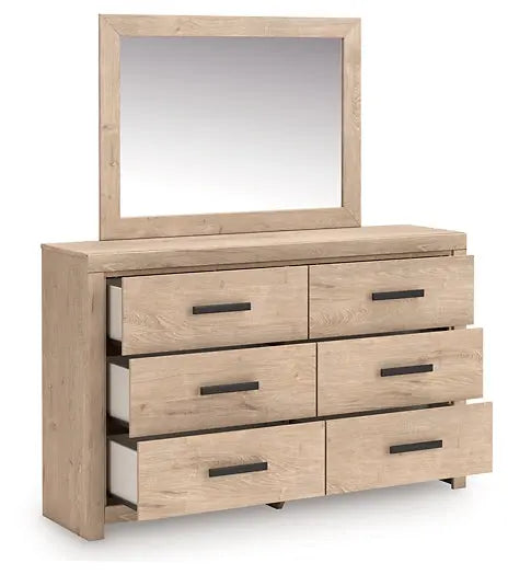 Sanginlane Dresser and Mirror at Lee Furniture, NC