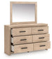 Sanginlane Dresser and Mirror at Lee Furniture, NC