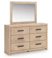 Sanginlane Dresser and Mirror at Lee Furniture, NC