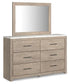 Senniberg Dresser and Mirror at Lee Furniture, NC