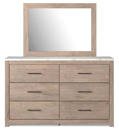 Senniberg Dresser and Mirror at Lee Furniture, NC