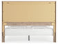 Senniberg King Panel Bed with Mirrored Dresser and Chest at Lee Furniture, NC