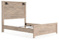 Senniberg Queen Panel Bed with Mirrored Dresser and Nightstand at Lee Furniture, NC
