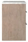 Senniberg Queen Panel Bed with Mirrored Dresser and Nightstand at Lee Furniture, NC