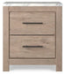 Senniberg Queen Panel Bed with Mirrored Dresser and Nightstand at Lee Furniture, NC