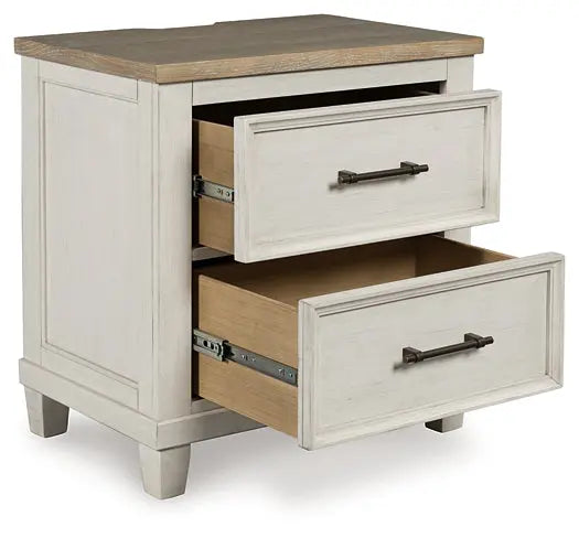Shaybrock Two Drawer Night Stand at Lee Furniture, NC