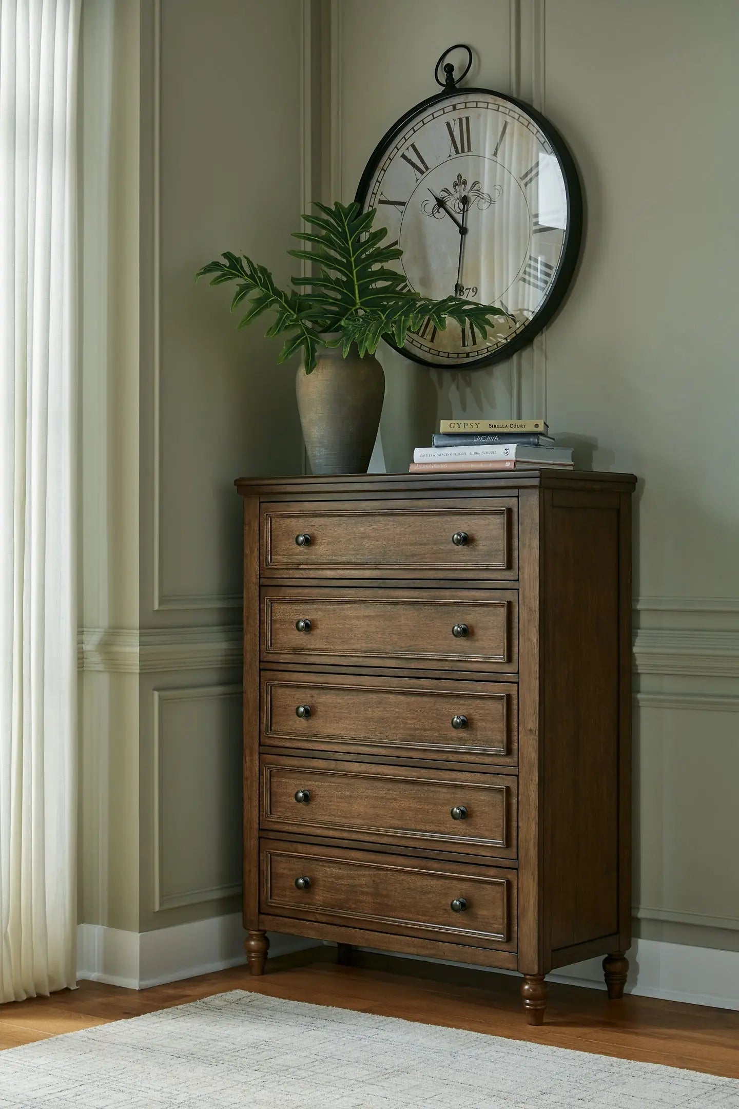 Sturlayne Five Drawer Chest at Lee Furniture, NC