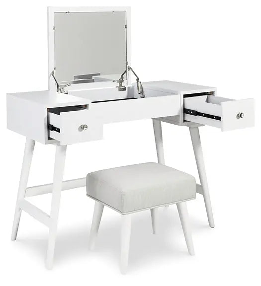 Thadamere Vanity/UPH Stool (2/CN) at Lee Furniture, NC