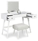 Thadamere Vanity/UPH Stool (2/CN) at Lee Furniture, NC