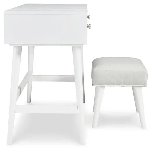 Thadamere Vanity/UPH Stool (2/CN) at Lee Furniture, NC