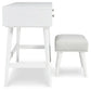 Thadamere Vanity/UPH Stool (2/CN) at Lee Furniture, NC