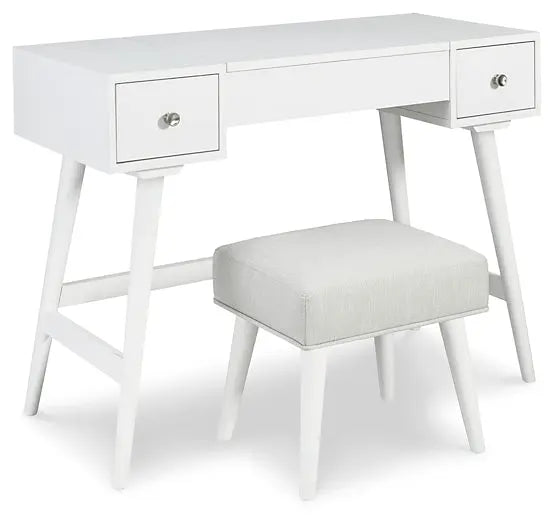 Thadamere Vanity/UPH Stool (2/CN) at Lee Furniture, NC
