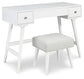 Thadamere Vanity/UPH Stool (2/CN) at Lee Furniture, NC