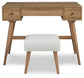 Thadamere Vanity/UPH Stool (2/CN) at Lee Furniture, NC