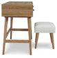 Thadamere Vanity/UPH Stool (2/CN) at Lee Furniture, NC