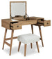 Thadamere Vanity/UPH Stool (2/CN) at Lee Furniture, NC