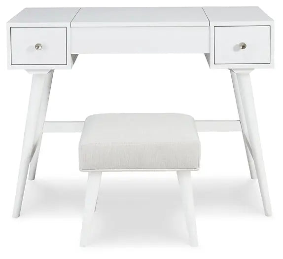 Thadamere Vanity/UPH Stool (2/CN) at Lee Furniture, NC