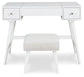 Thadamere Vanity/UPH Stool (2/CN) at Lee Furniture, NC