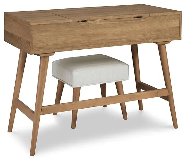 Thadamere Vanity/UPH Stool (2/CN) at Lee Furniture, NC
