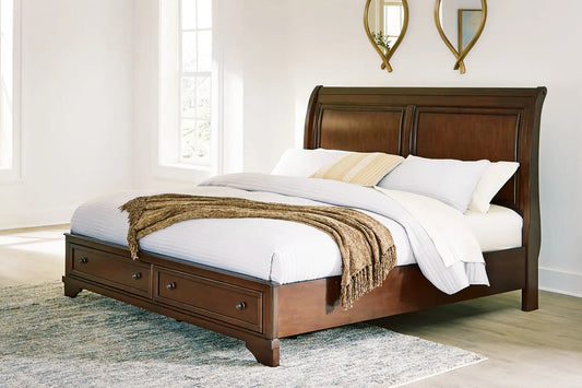 Trellington King Sleigh Storage Bed at Lee Furniture, NC
