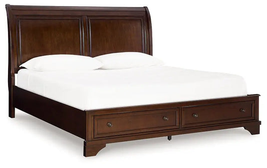 Trellington Queen Sleigh Storage Bed at Lee Furniture, NC