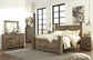 Trinell King Poster Bed with Dresser, Chest and 2 Nightstands at Lee Furniture, NC
