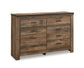 Trinell Queen Panel Bed with Dresser, Chest and Nightstand at Lee Furniture, NC
