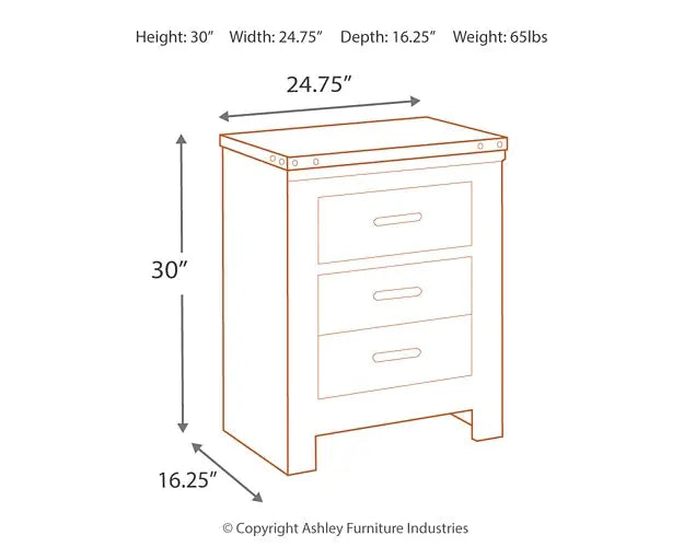 Trinell Queen Panel Bed with Dresser, Chest and Nightstand at Lee Furniture, NC