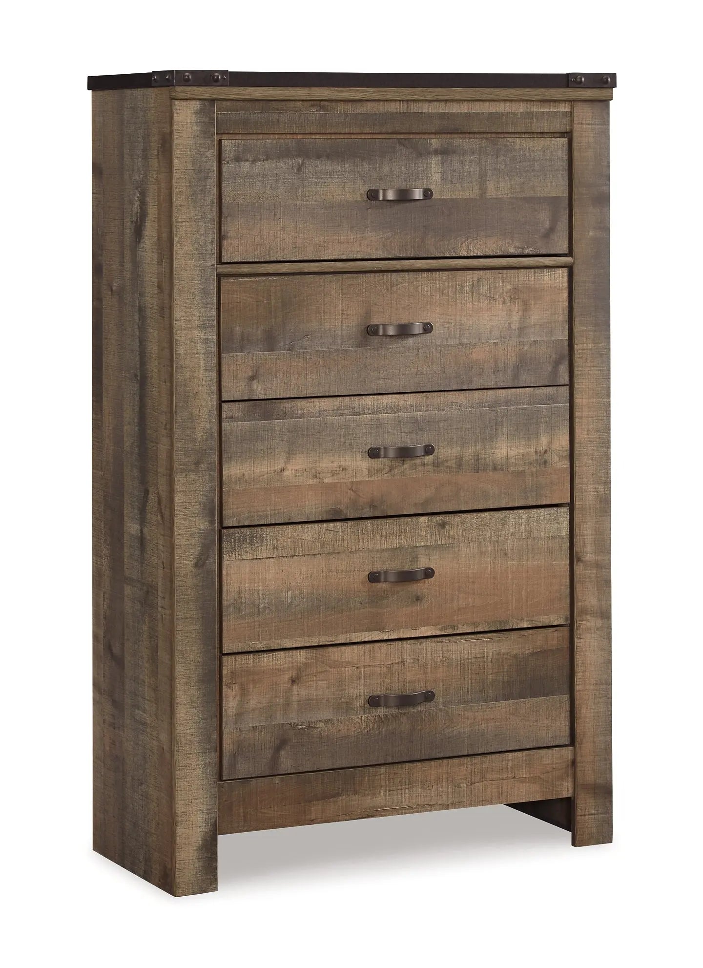 Trinell Queen Panel Bed with Dresser, Chest and Nightstand at Lee Furniture, NC