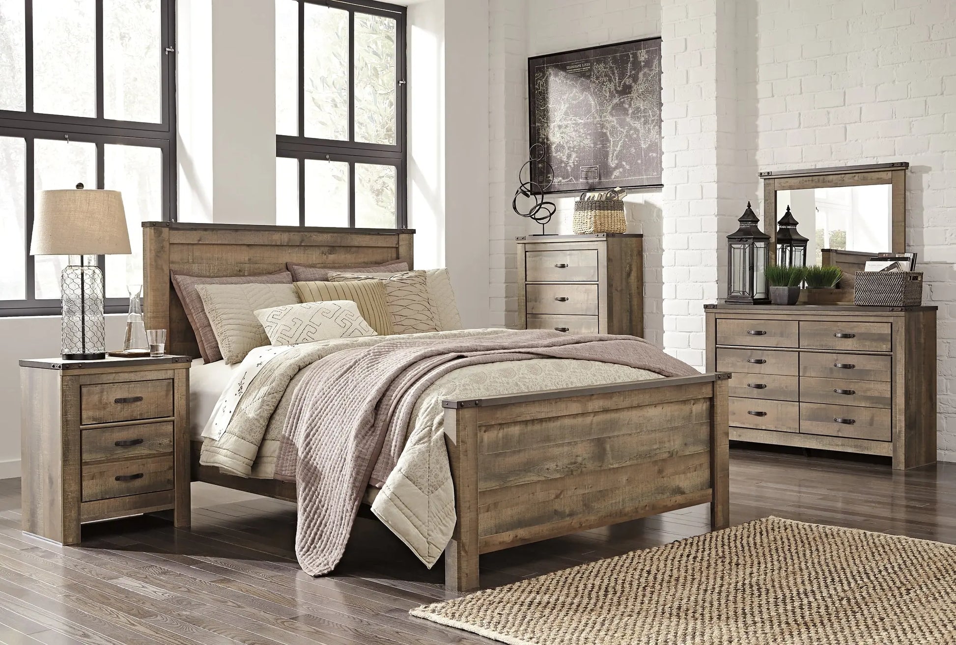Trinell Two Drawer Night Stand at Lee Furniture, NC